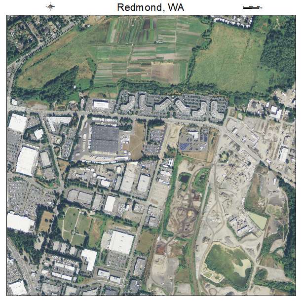 Redmond, Washington aerial imagery detail