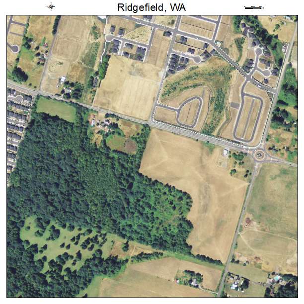 Ridgefield, Washington aerial imagery detail