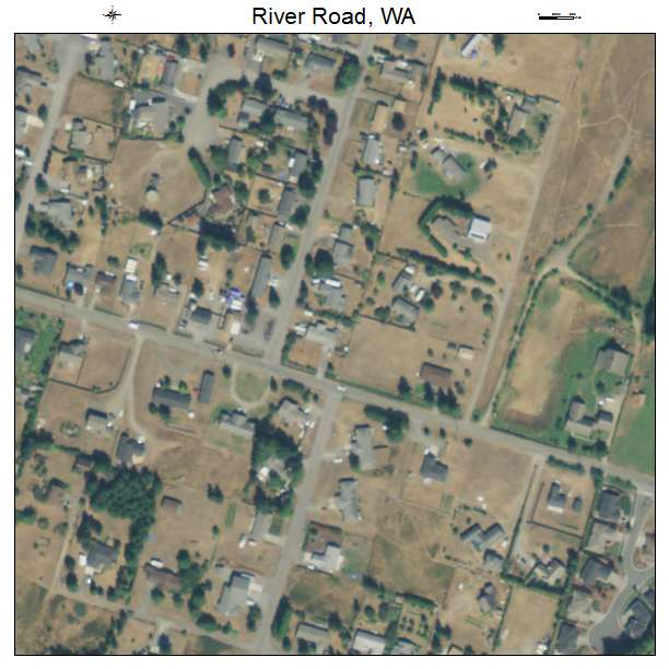 River Road, Washington aerial imagery detail