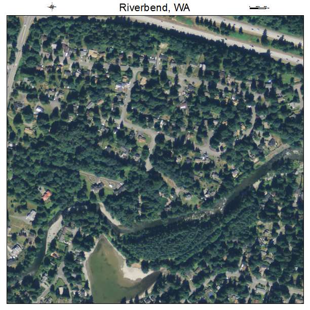Riverbend, Washington aerial imagery detail