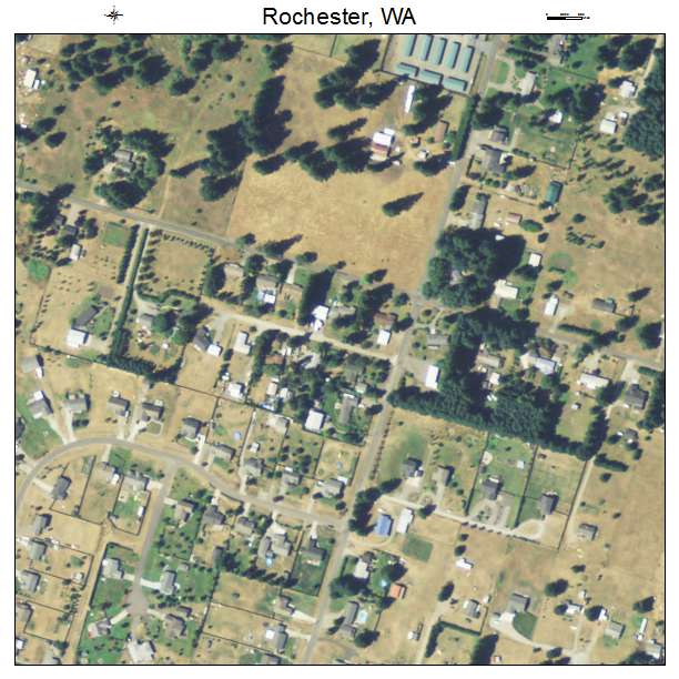 Rochester, Washington aerial imagery detail
