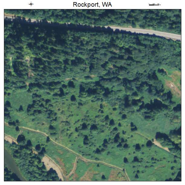 Rockport, Washington aerial imagery detail