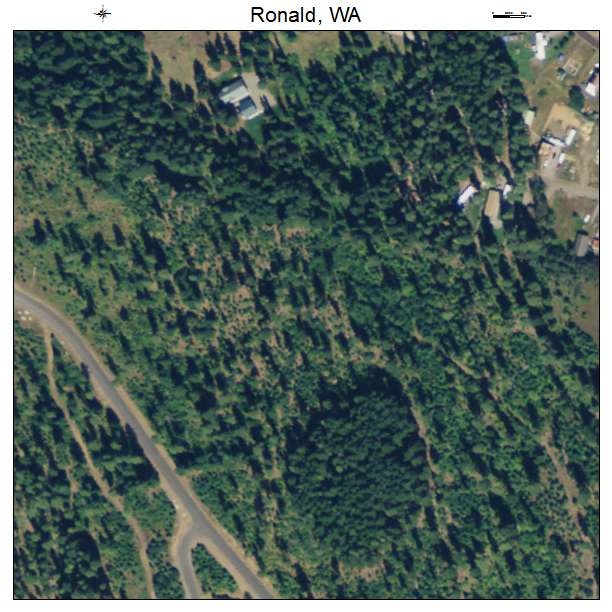 Ronald, Washington aerial imagery detail