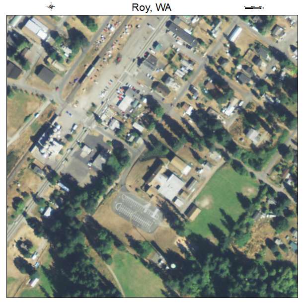 Roy, Washington aerial imagery detail