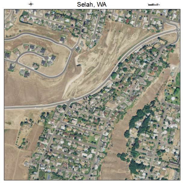 Selah, Washington aerial imagery detail