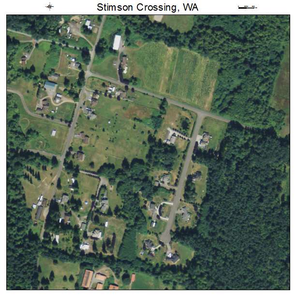 Stimson Crossing, Washington aerial imagery detail