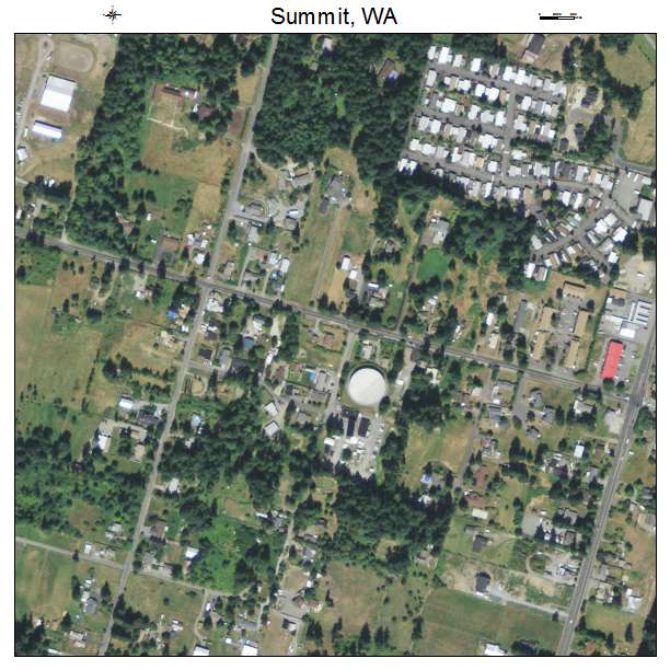 Summit, Washington aerial imagery detail