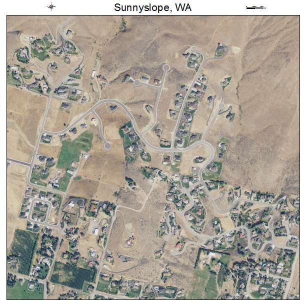 Sunnyslope, Washington aerial imagery detail