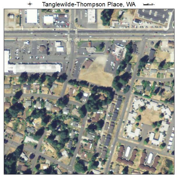 Tanglewilde Thompson Place, Washington aerial imagery detail