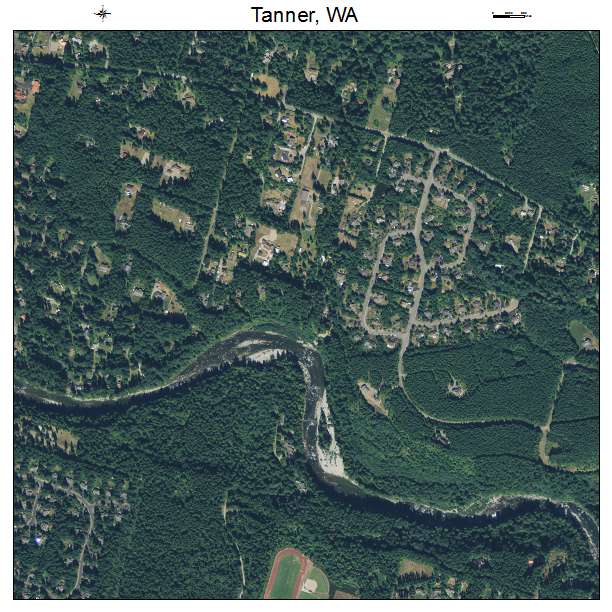 Tanner, Washington aerial imagery detail