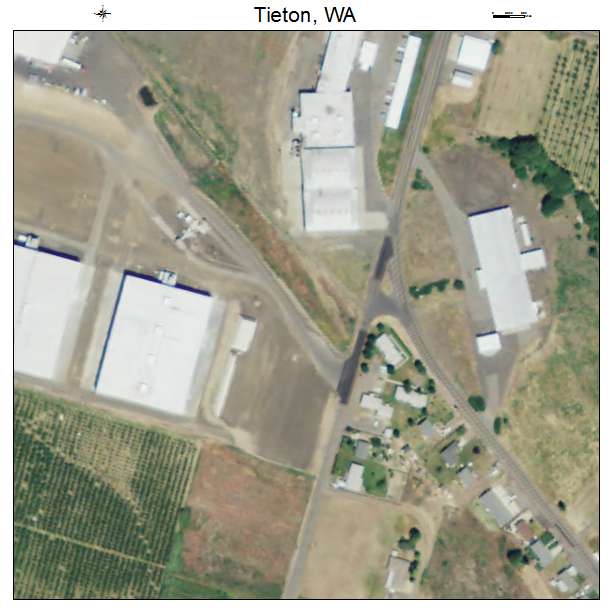 Tieton, Washington aerial imagery detail