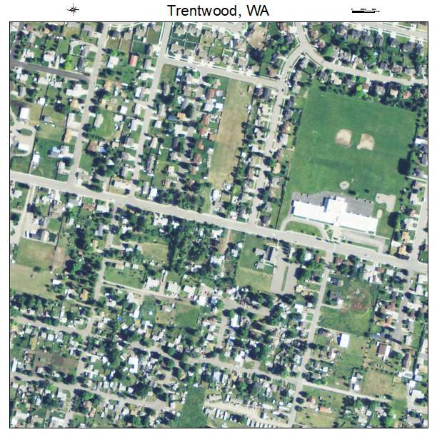 Trentwood, Washington aerial imagery detail