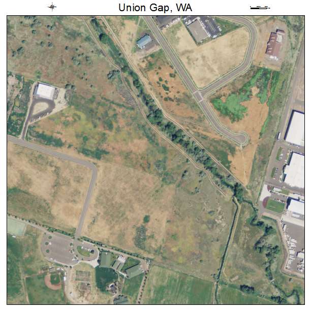 Union Gap, Washington aerial imagery detail