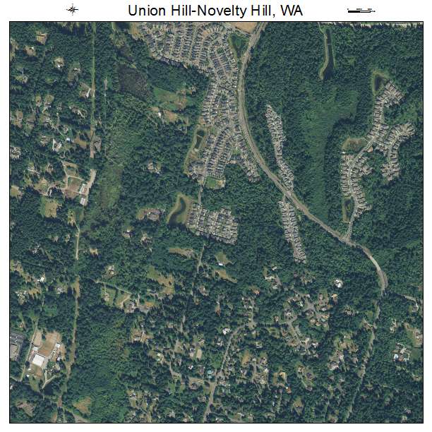 Union Hill Novelty Hill, Washington aerial imagery detail