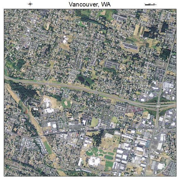 Vancouver, Washington aerial imagery detail