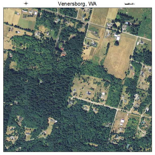 Venersborg, Washington aerial imagery detail
