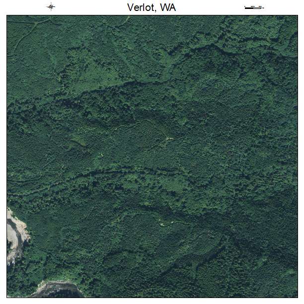 Verlot, Washington aerial imagery detail