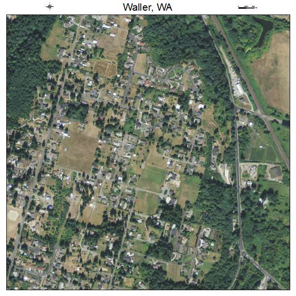 Waller, Washington aerial imagery detail