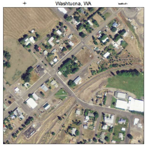 Washtucna, Washington aerial imagery detail