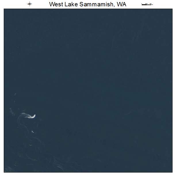 West Lake Sammamish, Washington aerial imagery detail