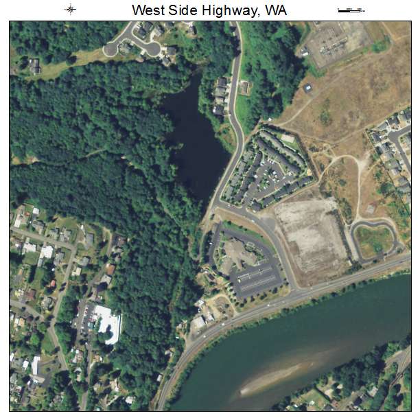 West Side Highway, Washington aerial imagery detail