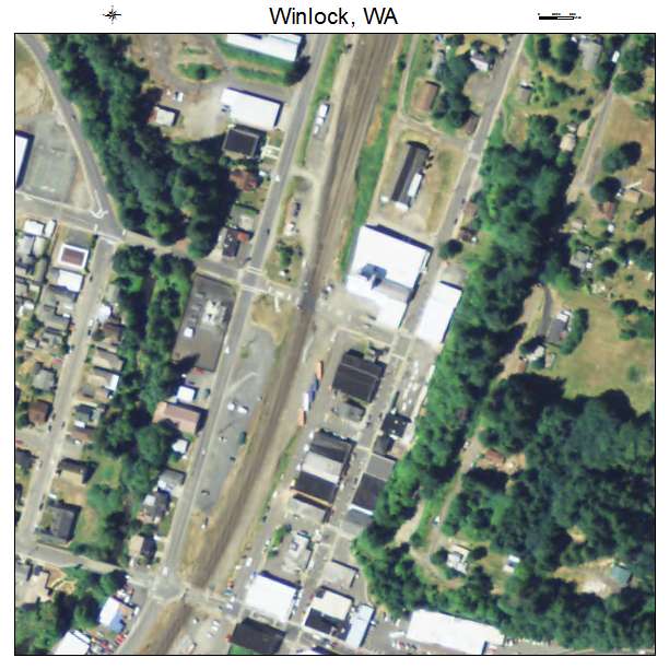 Winlock, Washington aerial imagery detail