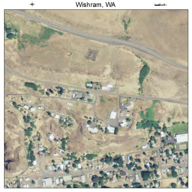 Wishram, Washington aerial imagery detail