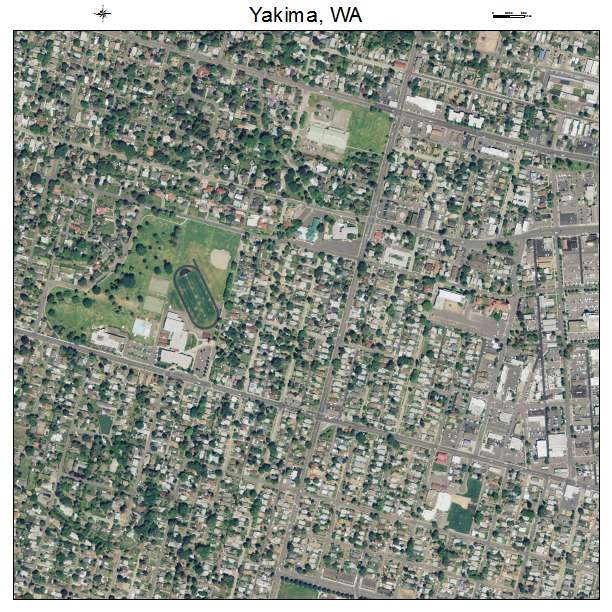 Yakima, Washington aerial imagery detail