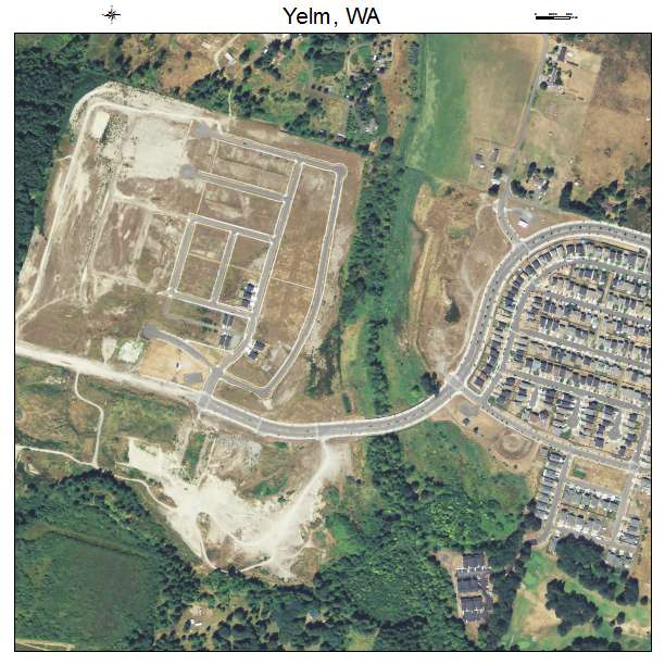 Yelm, Washington aerial imagery detail