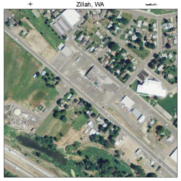 Zillah, Washington aerial imagery detail