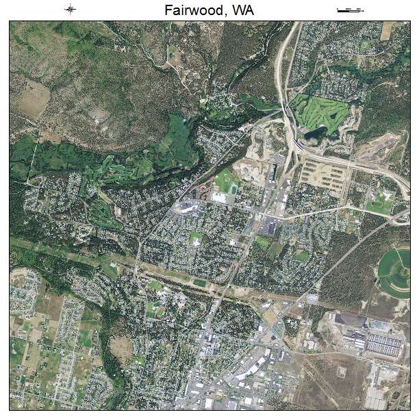 Fairwood, WA air photo map