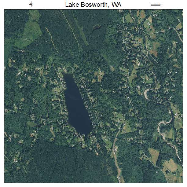 Lake Bosworth, WA air photo map