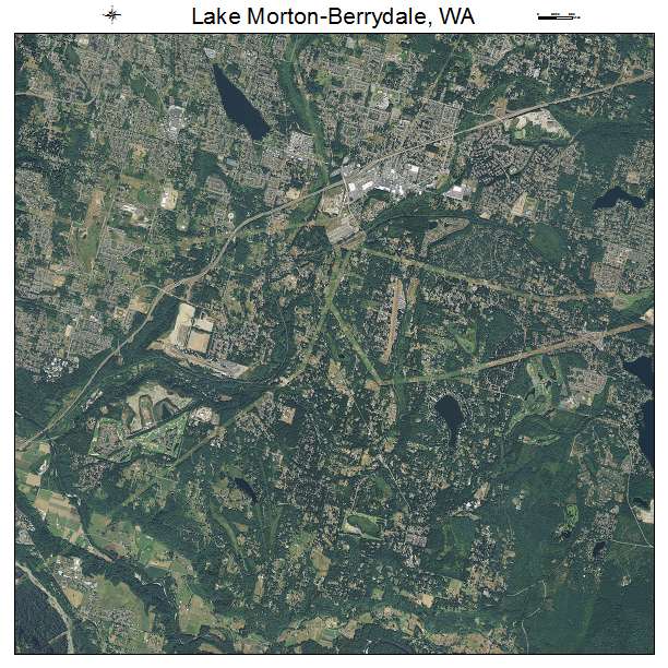 Lake Morton Berrydale, WA air photo map