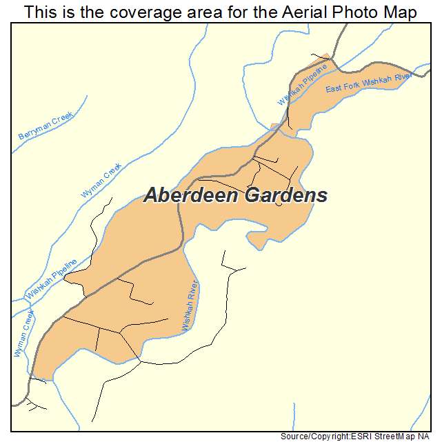 Aberdeen Gardens, WA location map 