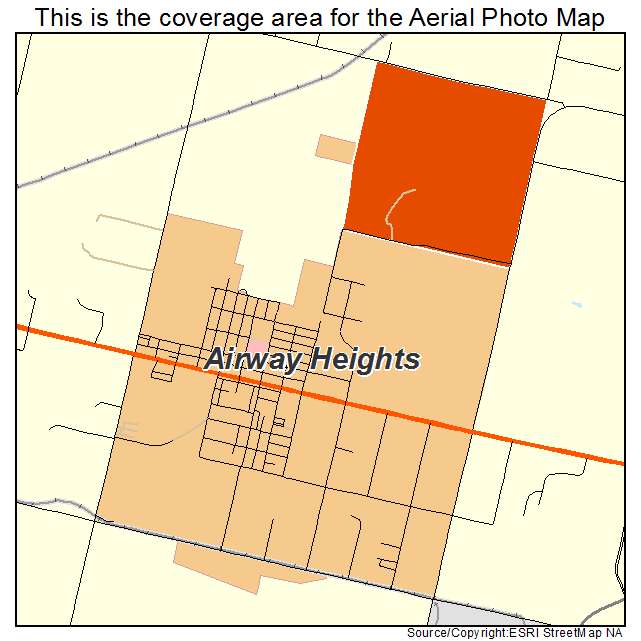 Airway Heights, WA location map 