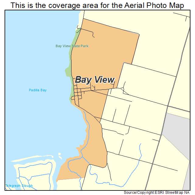 Bay View, WA location map 