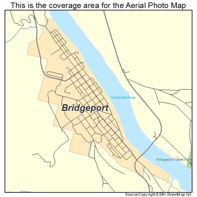 Bridgeport, WA location map 