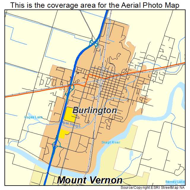 Burlington, WA location map 