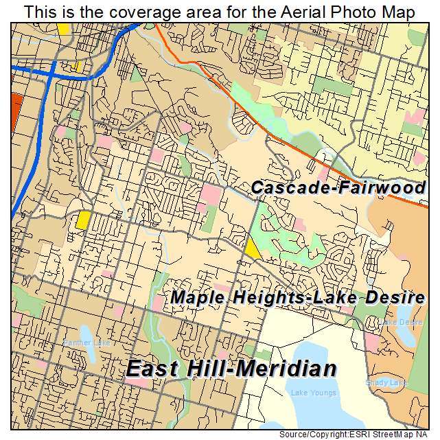 Cascade Fairwood, WA location map 