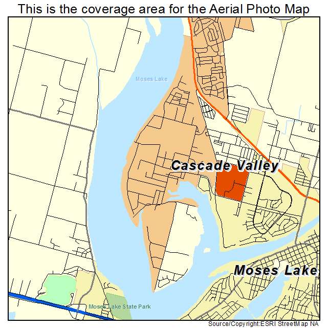 Cascade Valley, WA location map 