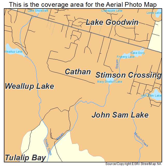 Cathan, WA location map 