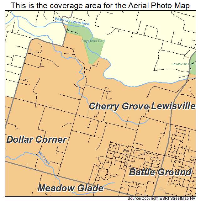 Cherry Grove, WA location map 
