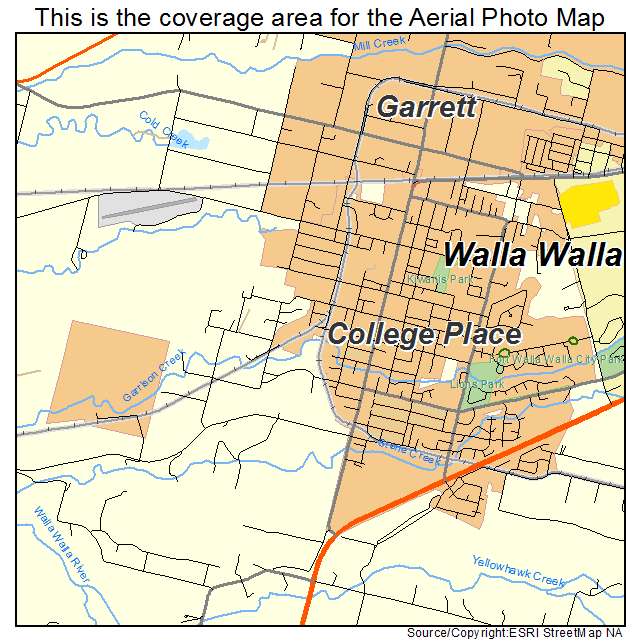 College Place, WA location map 