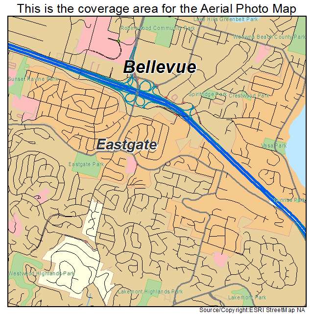 Eastgate, WA location map 