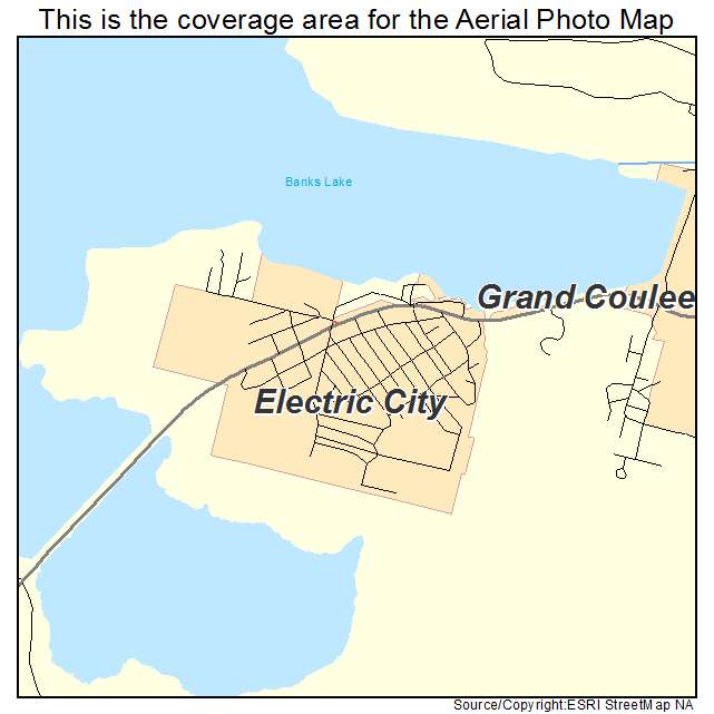 Electric City, WA location map 
