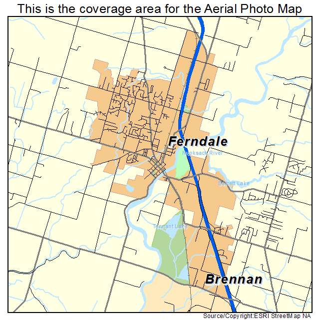 Ferndale, WA location map 