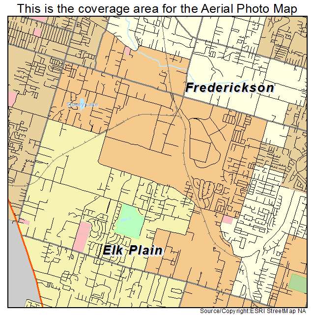 Frederickson, WA location map 