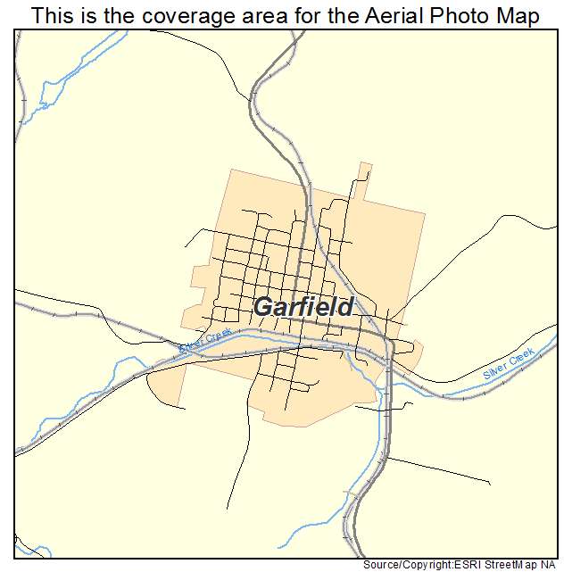 Garfield, WA location map 