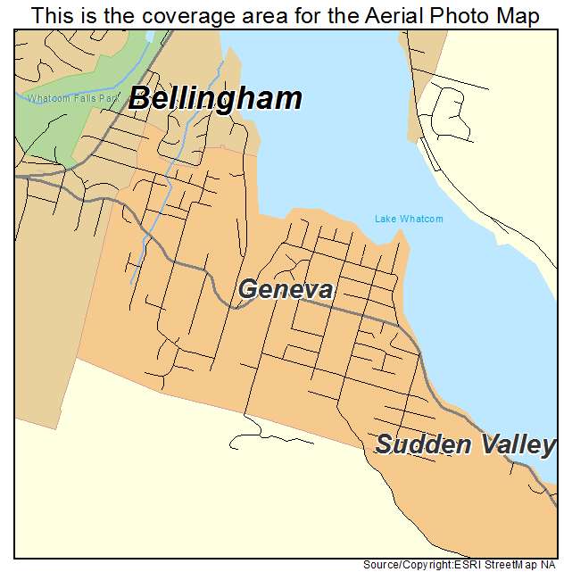 Geneva, WA location map 