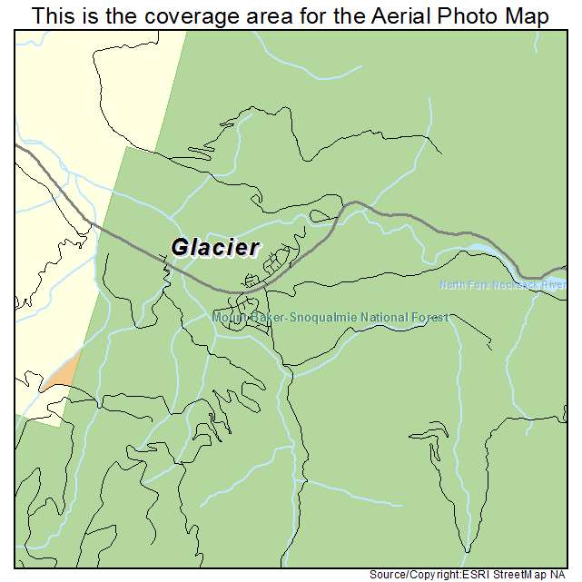 Glacier, WA location map 